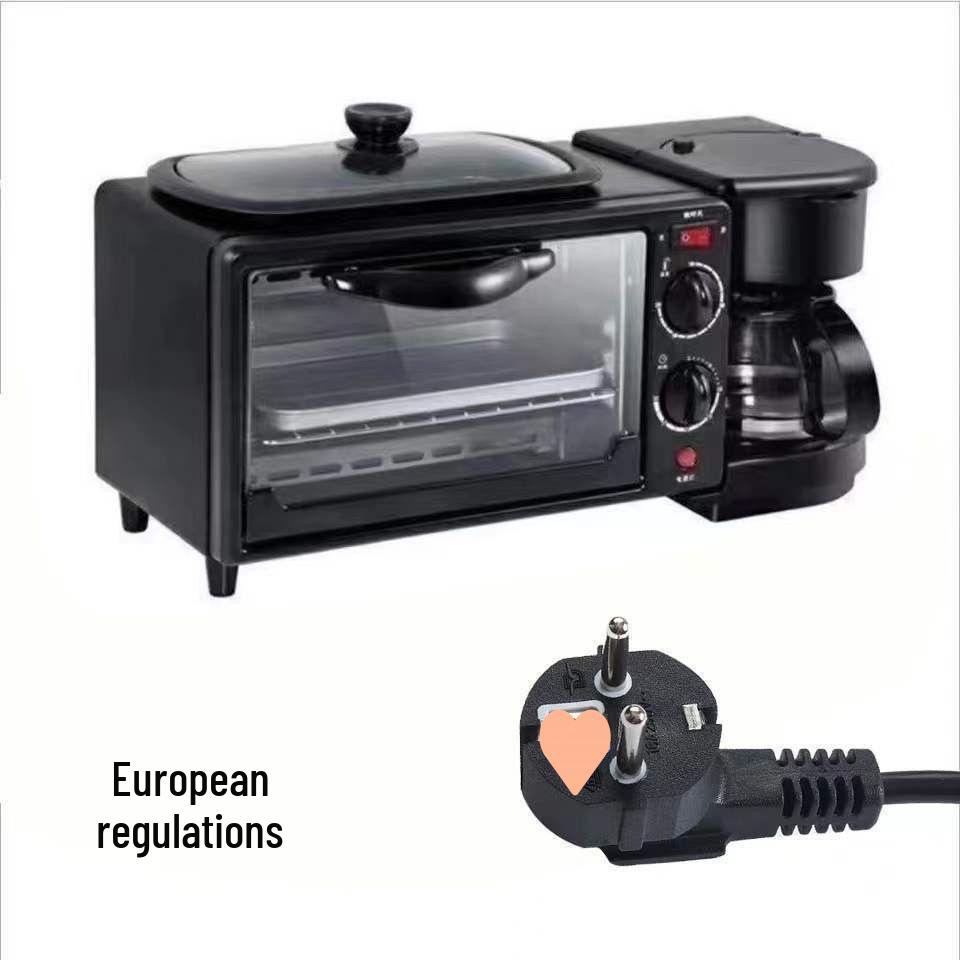Multifunctional 110V/220V Breakfast Machine: Toaster & Oven in One Default Option