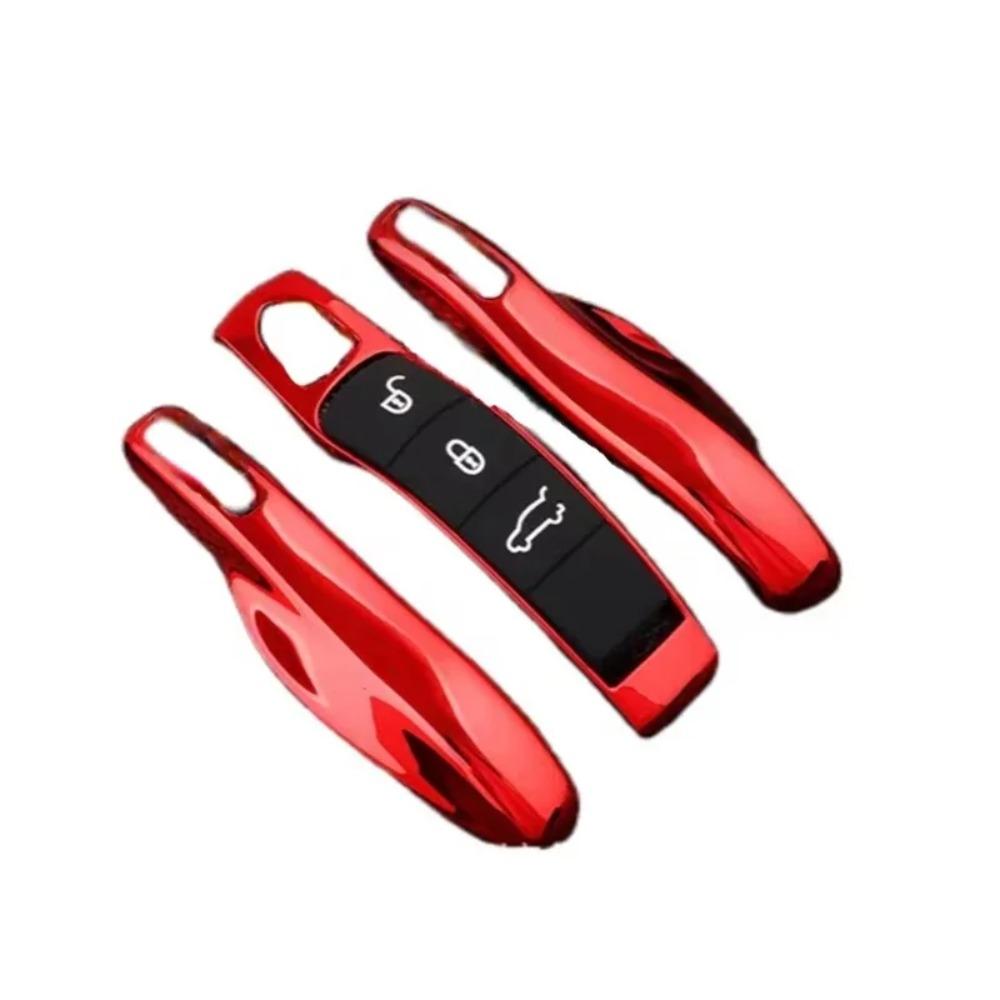 Car Smart Remote Key Case Fob Covers Set Shell for Porsche for Panamera Spyder Carrera Macan Boxster Cayman Cayenne 911 970 981 991