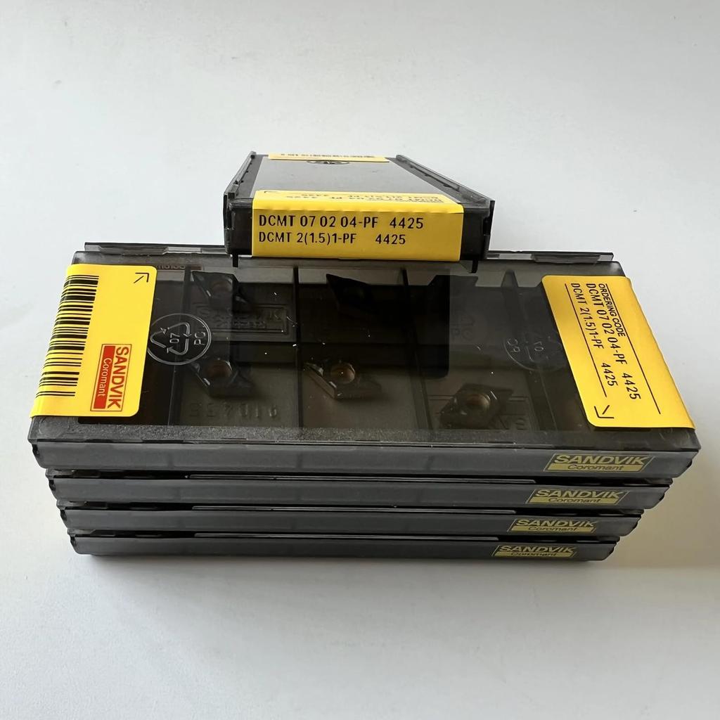 Original Sandvik / DCMT070204-PF 4425 /CNC lathe carbide blade tool 10 Pcs