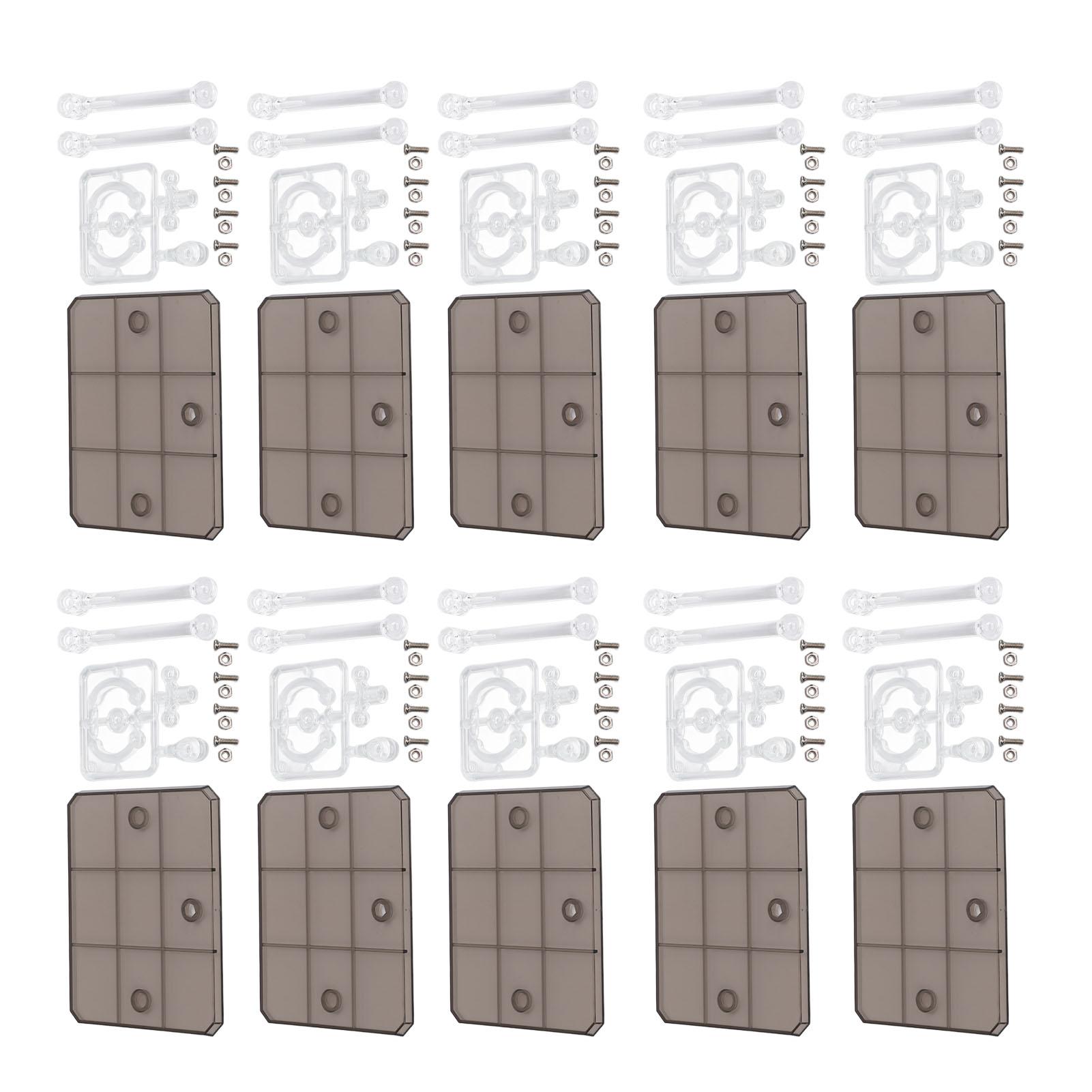 

10Pcs Set Assembly Action Figure Display Holder Base Doll Model Support Stand with Accessories for