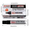 3color Large-Capacity Marker,3mm Round Toe,Oil-Based Big-Ended Marker Pen,Refillable ink,Waterproof,Non-Erasable