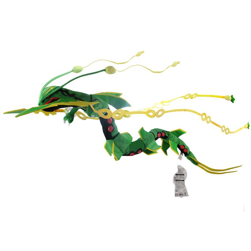 Peluche Mega Rayquaza Plush Toy Groudon Kyogre Mudkip Torchic Treecko Anime Cartoon Stuffed Doll Children Kids Gifts