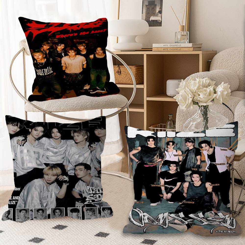 Kpop Band R-RiizeS Cushion Cover Polyester Sofa Cushions Decorative Throw Pillows Home Decoration Pillowcover