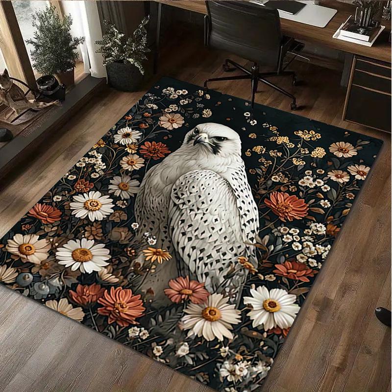 Flowers Animal Rug Home Carpet Office Decorative Carpet For Living Room Bedroom Door Mat Floor Carpet Computer Chair Area Rug