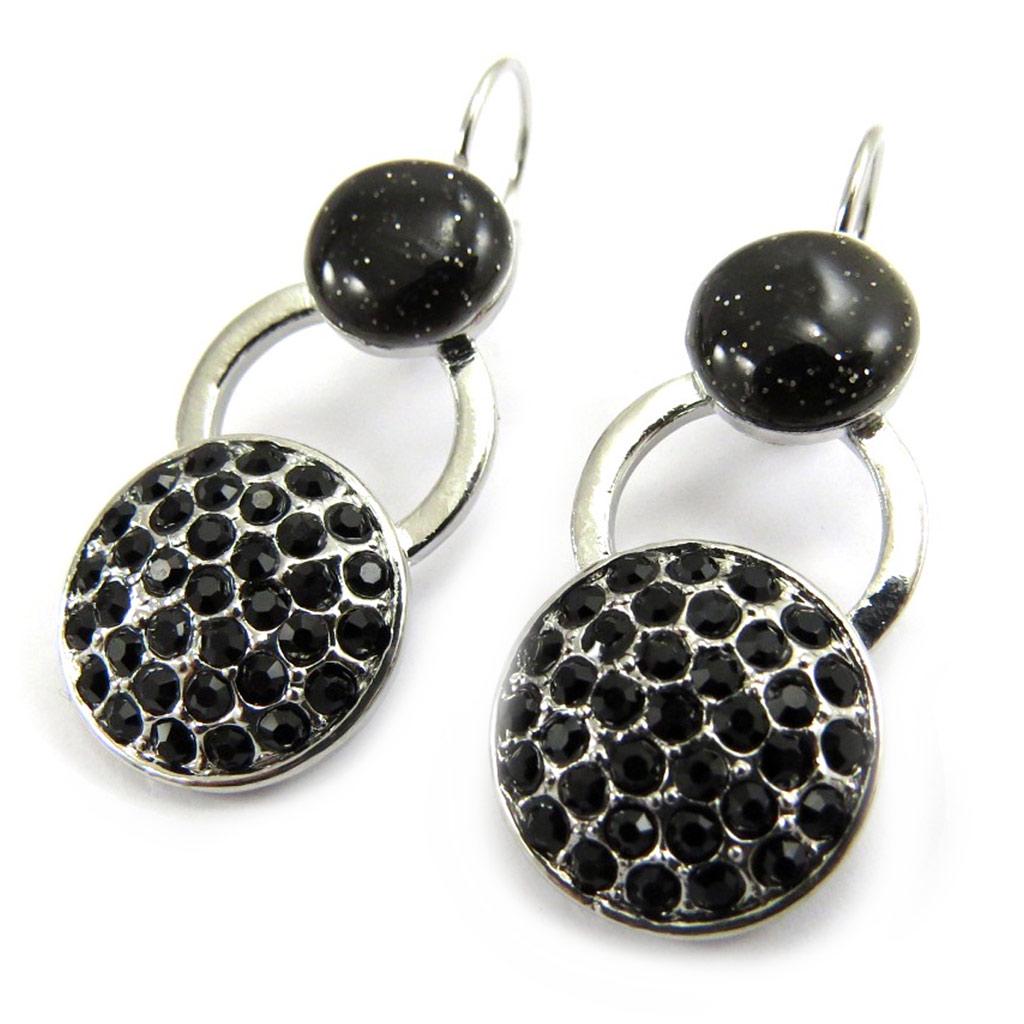 NOA [G8308] - Black 'Sissi' Designer Earrings