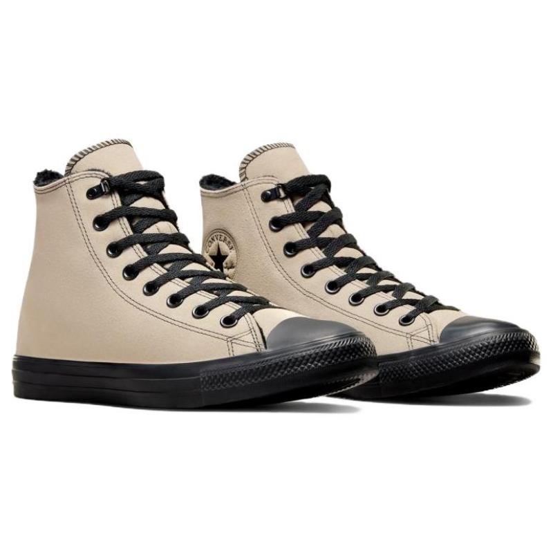 Converse Chuck Taylor All Star Comfortable and Versatile Abrasion Absorbing High Top Espadrilles Unisex Beige