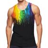 3D Graffiti Malerei Gedrucktes Tanktop Fitnesskleidung Herren Coole Streetwear Basketball Weste Schnelltrocknendes Ärmelloses T-Shirt y2k Oberteile