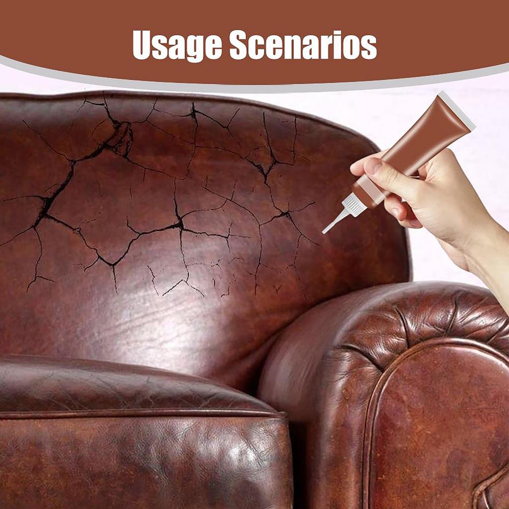 Verbessertes Advanced Leather Gel, Leder-Kit für Autositz-Vinyl-Kit, Multifunktionales Leder-Kit