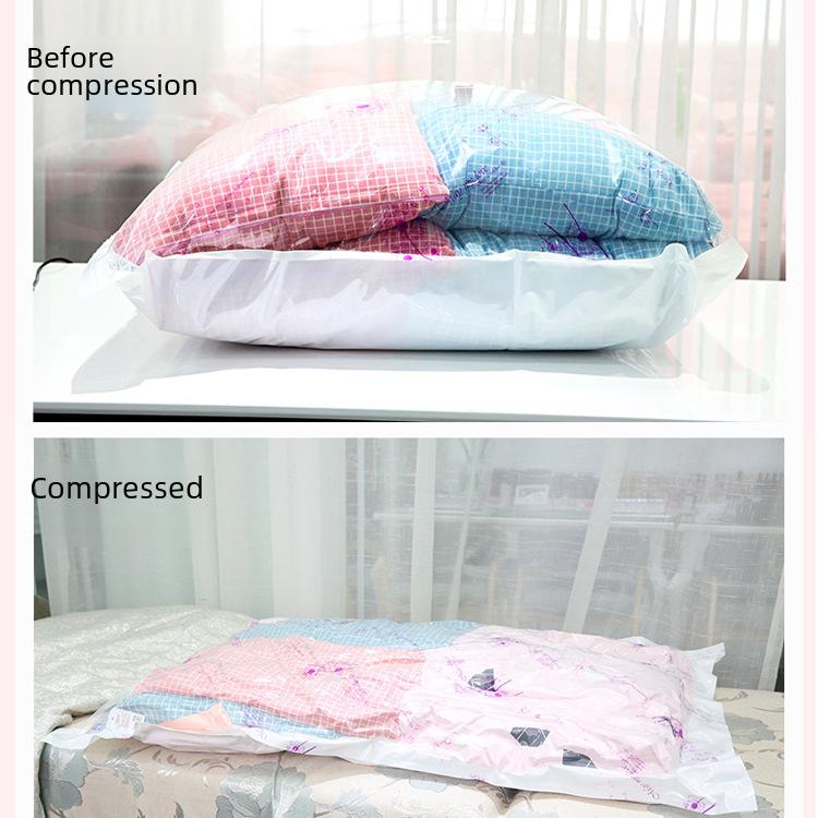 Wenbo Vakuum-Kompressions-Aufbewahrungsbeutel - Set aus 4 großen, 4 mittleren Beuteln, 1 Waschlappen - Ideal für Quilts, Kleidung, Heimorganisation