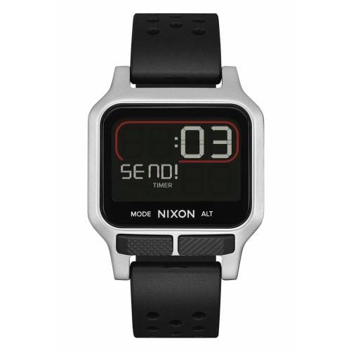Nixon Heat Watch for Men and Women, Silver, A1320130-00 [Officially Imported]