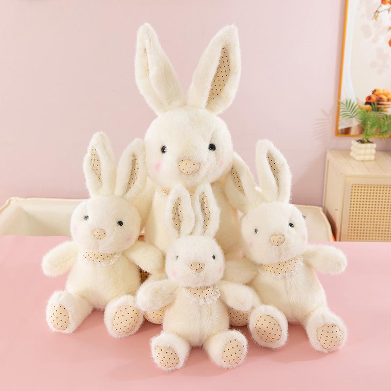 Cute rabbit plush toy children sleep soothing pillow ground marketing activities gifts office doll