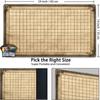 Vintage Grid Tabletop Game Mat Magic Party Game Mat Durable Rubber for Games 35X60cm Mouse Pad Offices Desk Mats Friendly Design