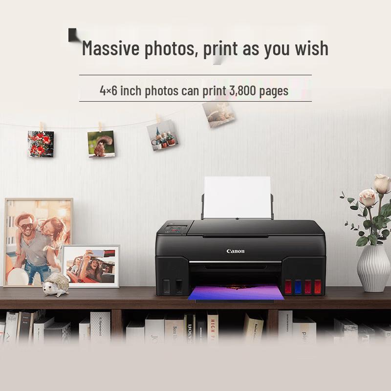 Canon GM2080 Monochrome MegaTank Wireless All-in-One Printer CN plug (adapter included)