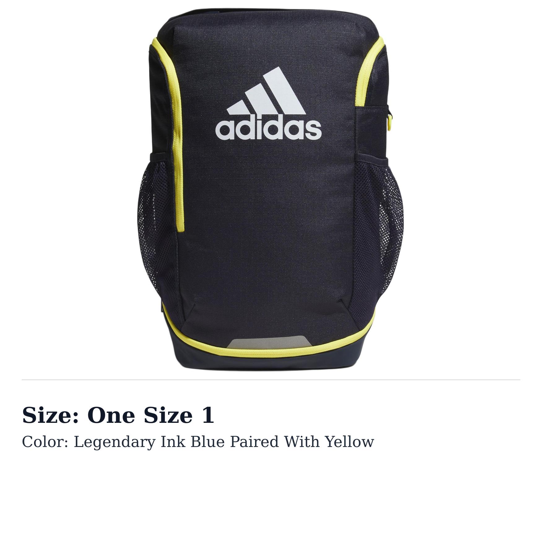 Adidas Recycled Polyester Backpack Regular Mens Legend Ink Puzzle JH3731 One Size 1