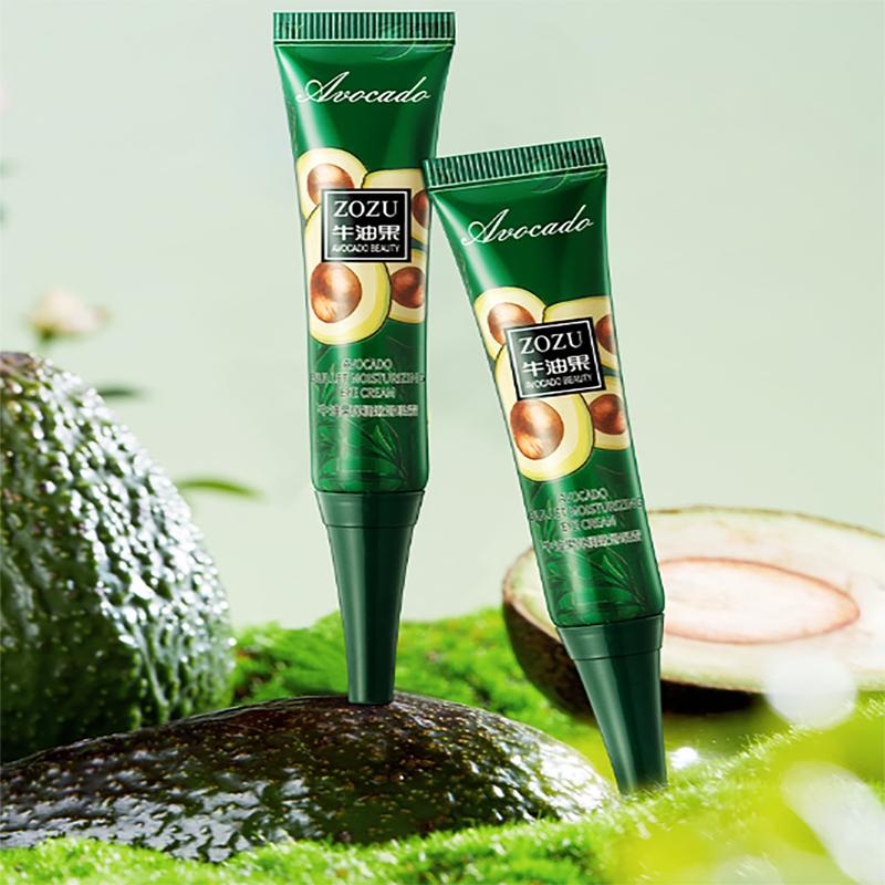 Crema de ochi elastică și fragedă cu avocado hidratează zona ochilor delicată și netedă pentru a îmbunătăți Masca pentru ochi uscați