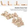 50Pcs Domino Tenon Beech Wood 8x40mm Loose Tenons Woodworking Accessory for Positioning 0.31x1.57in