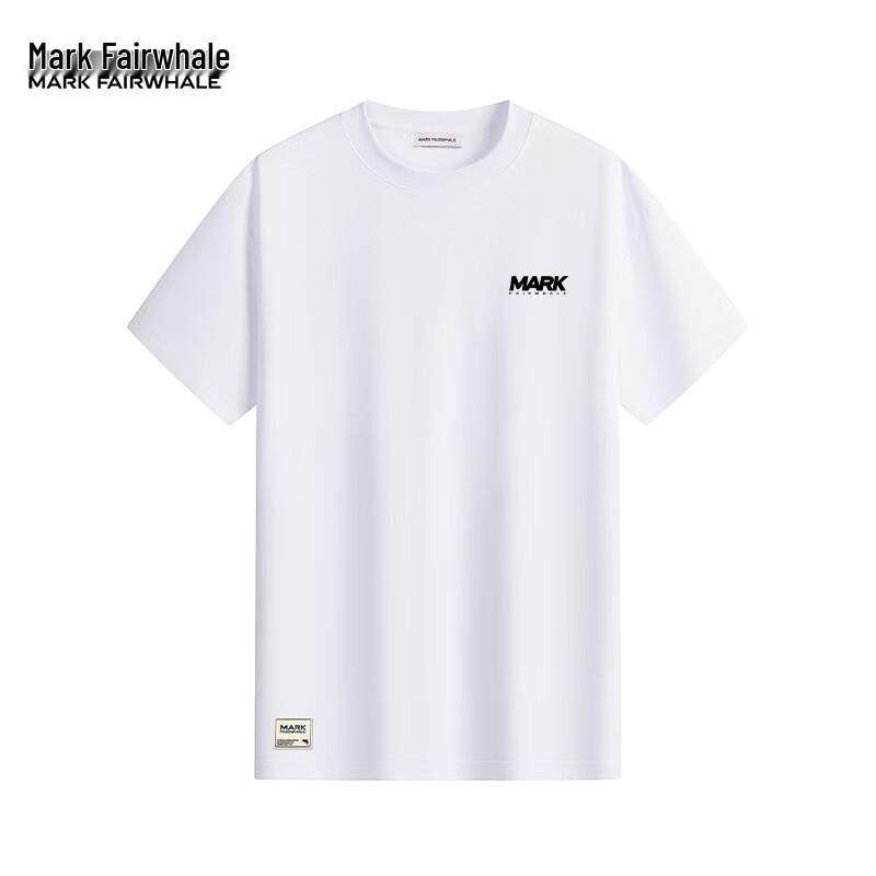 MARK FAIRWHALE Men s Lyocell Blend Short Sleeve T-Shirt M белый