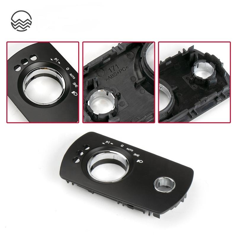 Car Interior Headlight Switch Panel Trim Head Lamp Button Panel Replacement For Mercedes Benz SLK Class W171 2004-2010