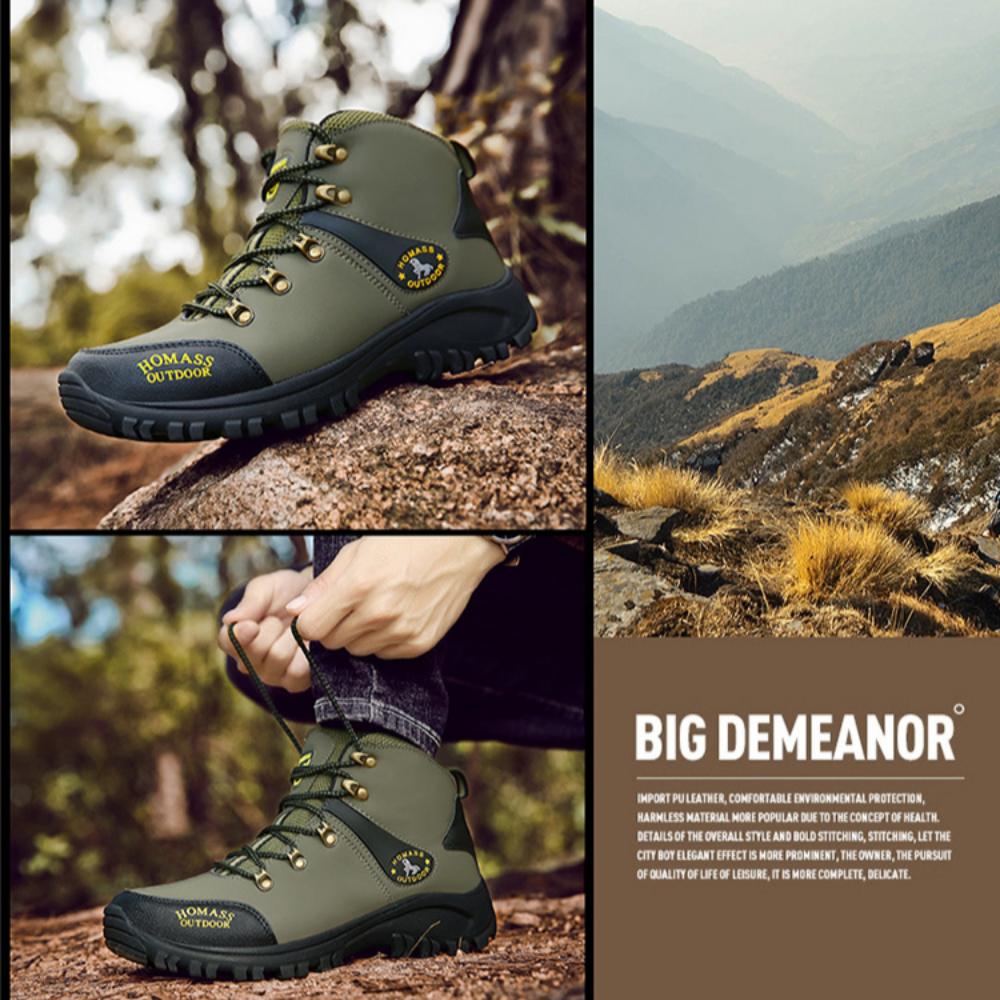Single Shoes Outdoor Hiking Shoes High Top Men's Sneakers Off-road Shoes Hiking Shoes
