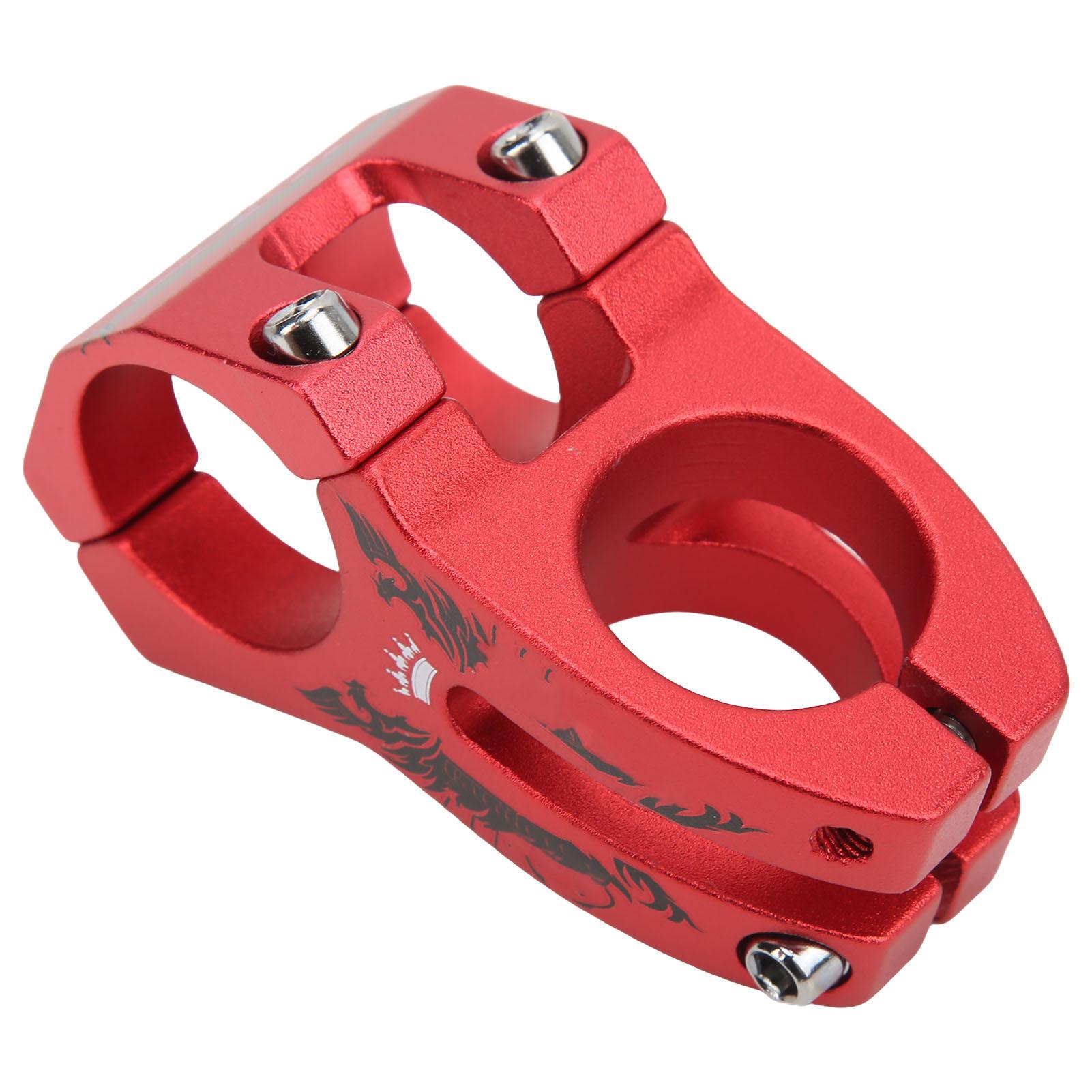 Mountain Bike Stem Lightweight Aluminum Alloy Hollow 31.8mm Curved Knife Marking Short Handlebar Stem for Cycling