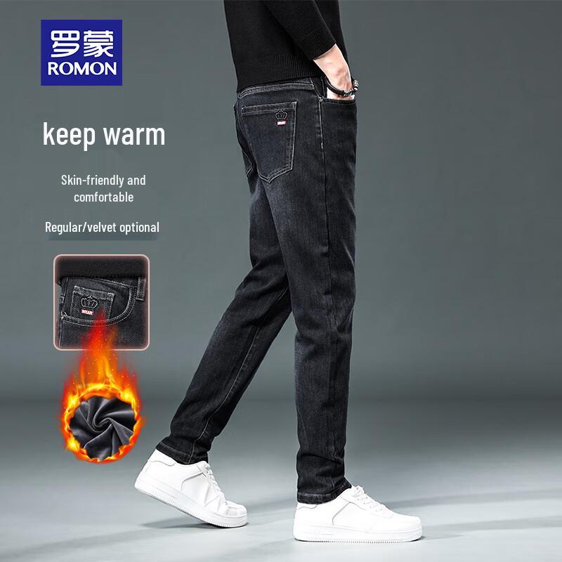 

ROMON Мужские джинсы прямого кроя слим-фит 32