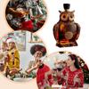 Whiskey Decanter Bottle 350ml Owl Shape Vintage Wine Decanter Glass Bottle for Father Boyfriend Grandfather Uncle Men Dad