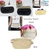 Compact And Antitheft Hidden Money Passport Card Ticket Waist Belt Bag For Easy Travel Safety