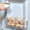 Kunststoff Aufbewahrungsbox Lebensmittelsortierung Sauber und Frisch Durchscheinende Haustierbox Aufbewahrungsbox Kühlschrankaufbewahrung Gefrierschrank Lebensmittelbox