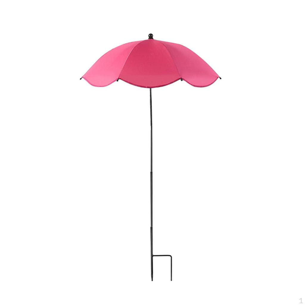 Garden Parasol for Plant Coverage with Shade Cloth