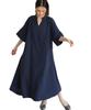 Summer Long Maxi Plus Short Half Relaxed Suitable for Commuting [Sol Lavana] Women's Dress, Sizes, Sleeves, Sleeves, A-Line, Figure-Flattering, Fit,