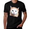 Bread Cat Tshirt Basic Solid Color Casual Tee Shirt