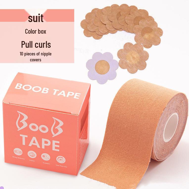Breathable Waterproof Lifting Nipple Tape Set with Low Allergy Adhesive