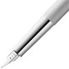 Lamy scala brushed fountain pen Simple fountain pen with a sturdy body and lacquered finish steel nib Includes T10 blue ink cartridge - all-metal -