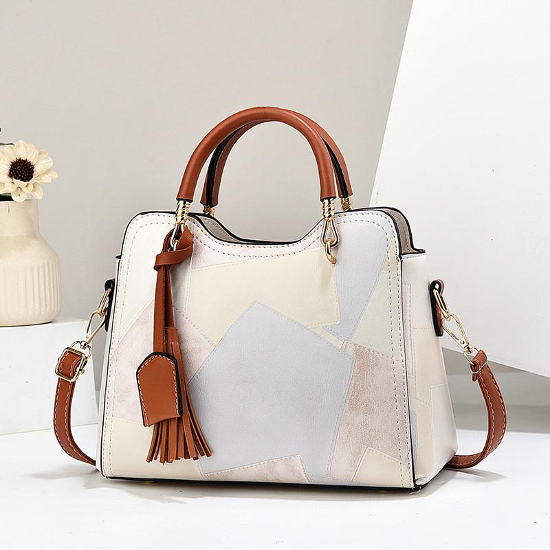 Stylish Pu Handbag For Women 2024 Korean Autumn Winter Fashion Trendy Shoulder Bag