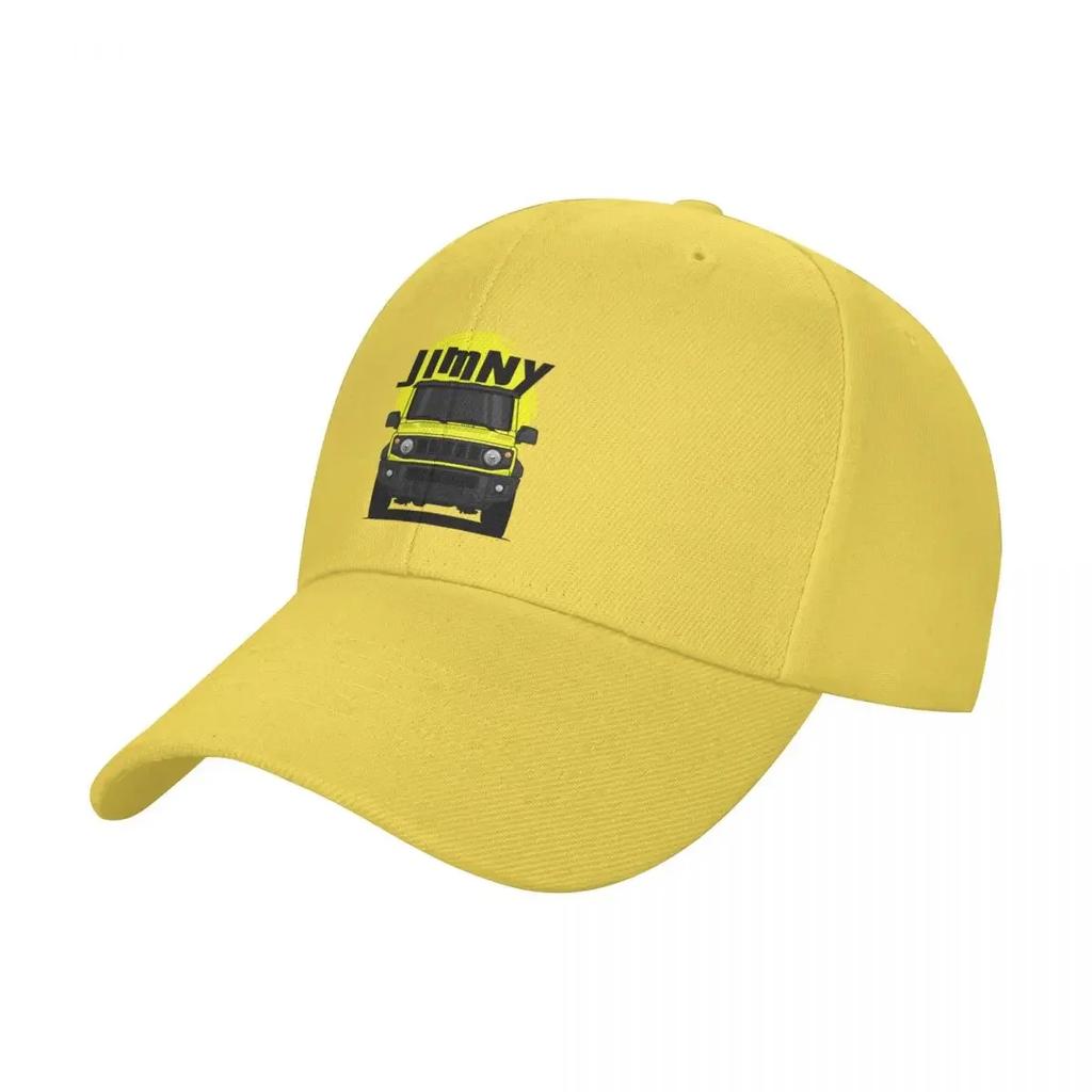 Front Yellow Jimny Off Road Baseball Cap Unisex Hat Designer Hat Uv Protection Solar Hat Womens Golf Wear Unisexs