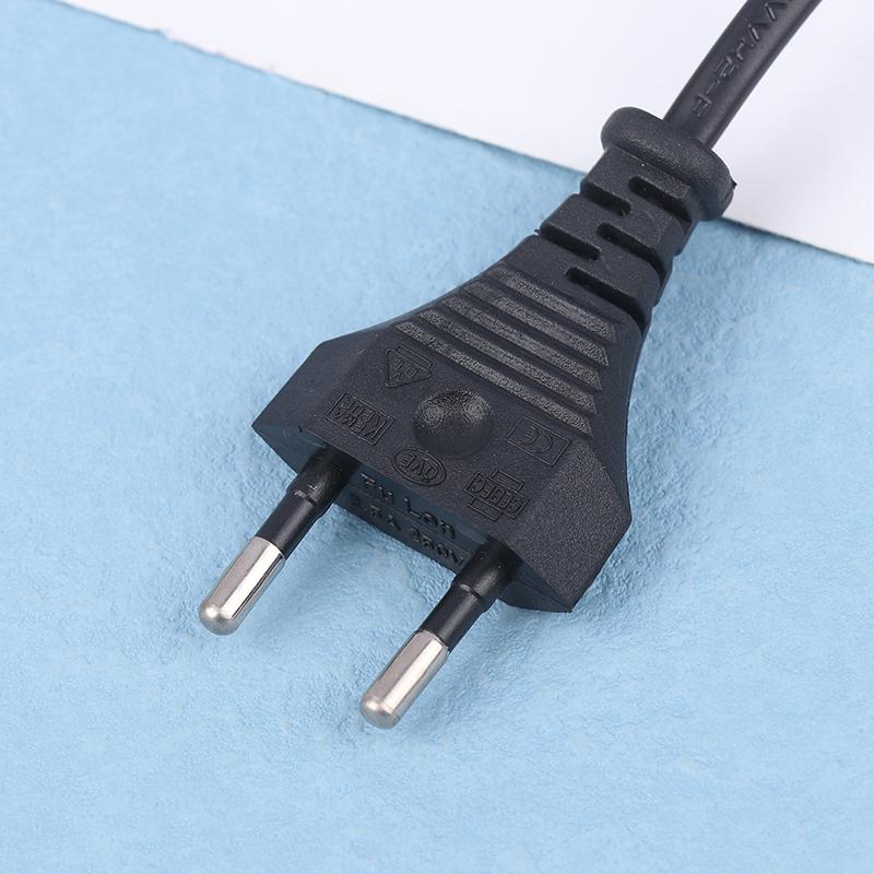 1Pc Eu Power Cord Eu Ac Power Cable Figure 8 C7 To Euro Eu 2Pin Ac Plug Power Cable Cord For Ps4 Xbox Ps5 Power Cord