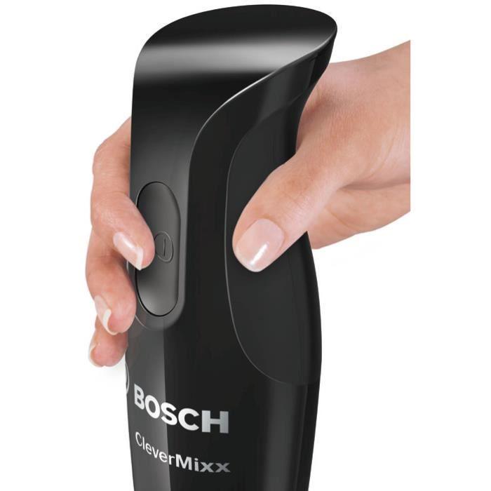 Blender de mână - BOSCH - CleverMixx - 600 W - picior inox - bol blender - mini-tocător