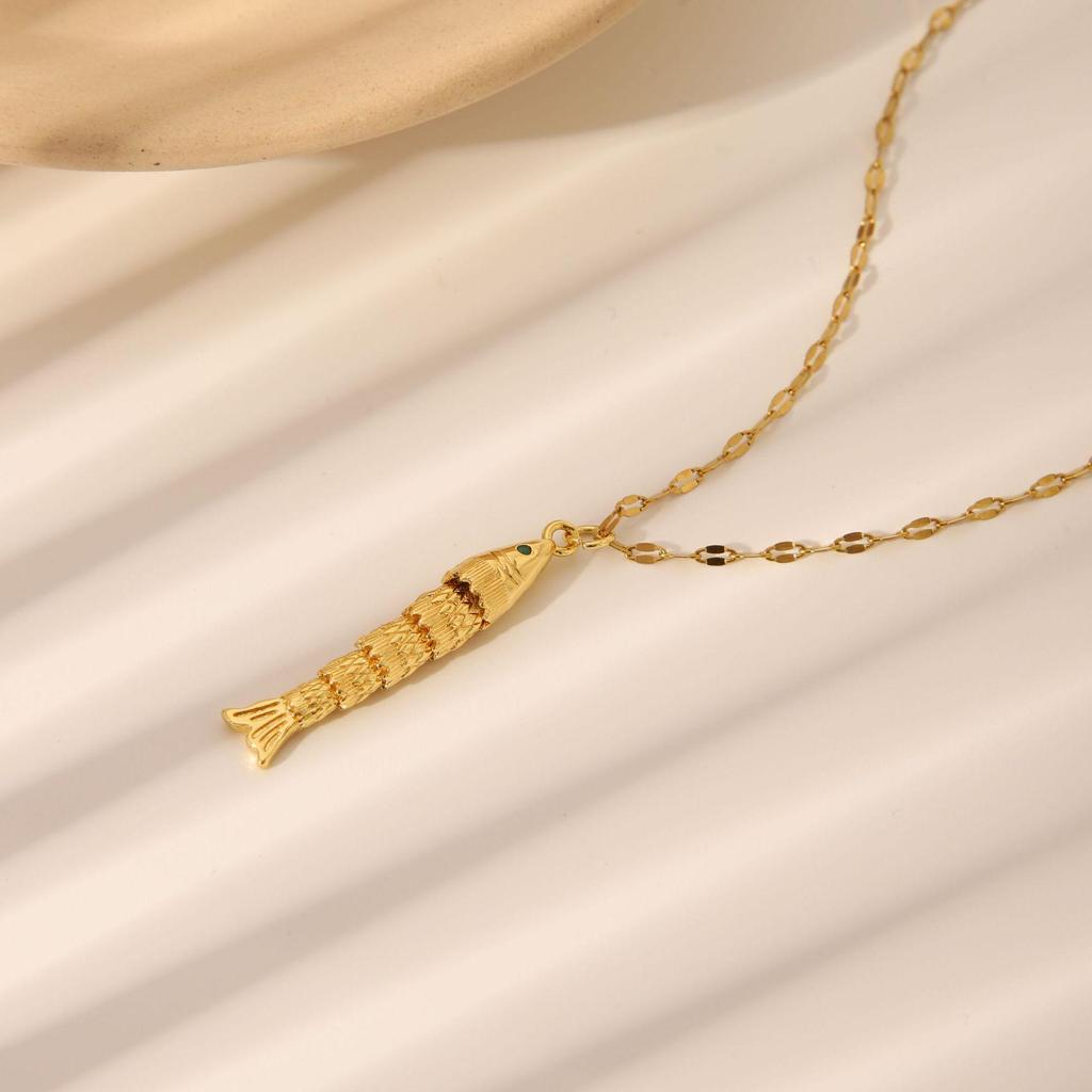 Boho rybí náhrdelník: Prázdninový styl, Lehký luxus klíční kosti, Doprava zdarma