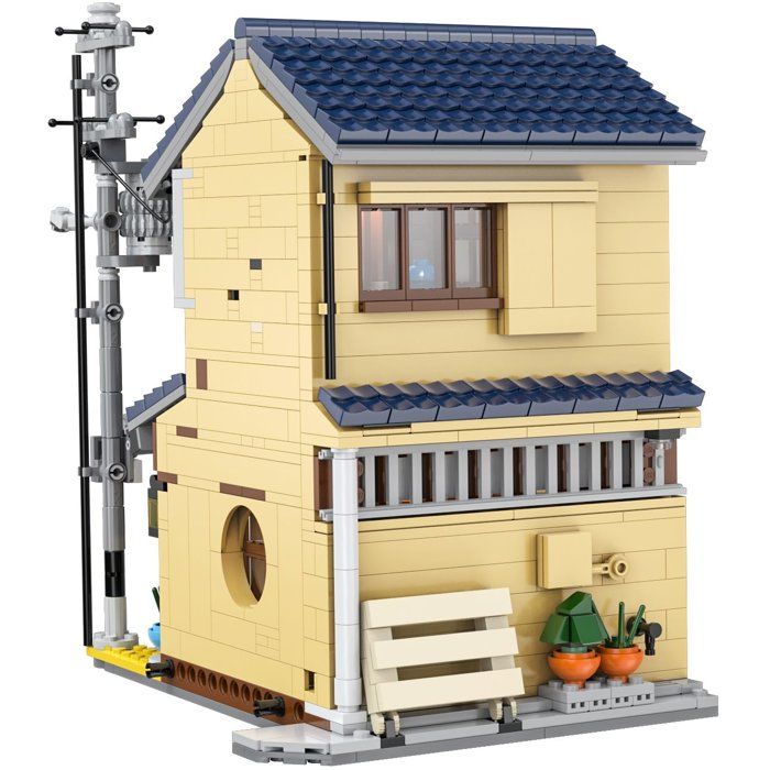 CADA Buildings - Construction Set - Tea Room - 1200 Pieces - For Ages 14+ - LED Included