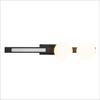 KINKIET MAGNET 13W+2XG9 3000/4000K CZARNY
