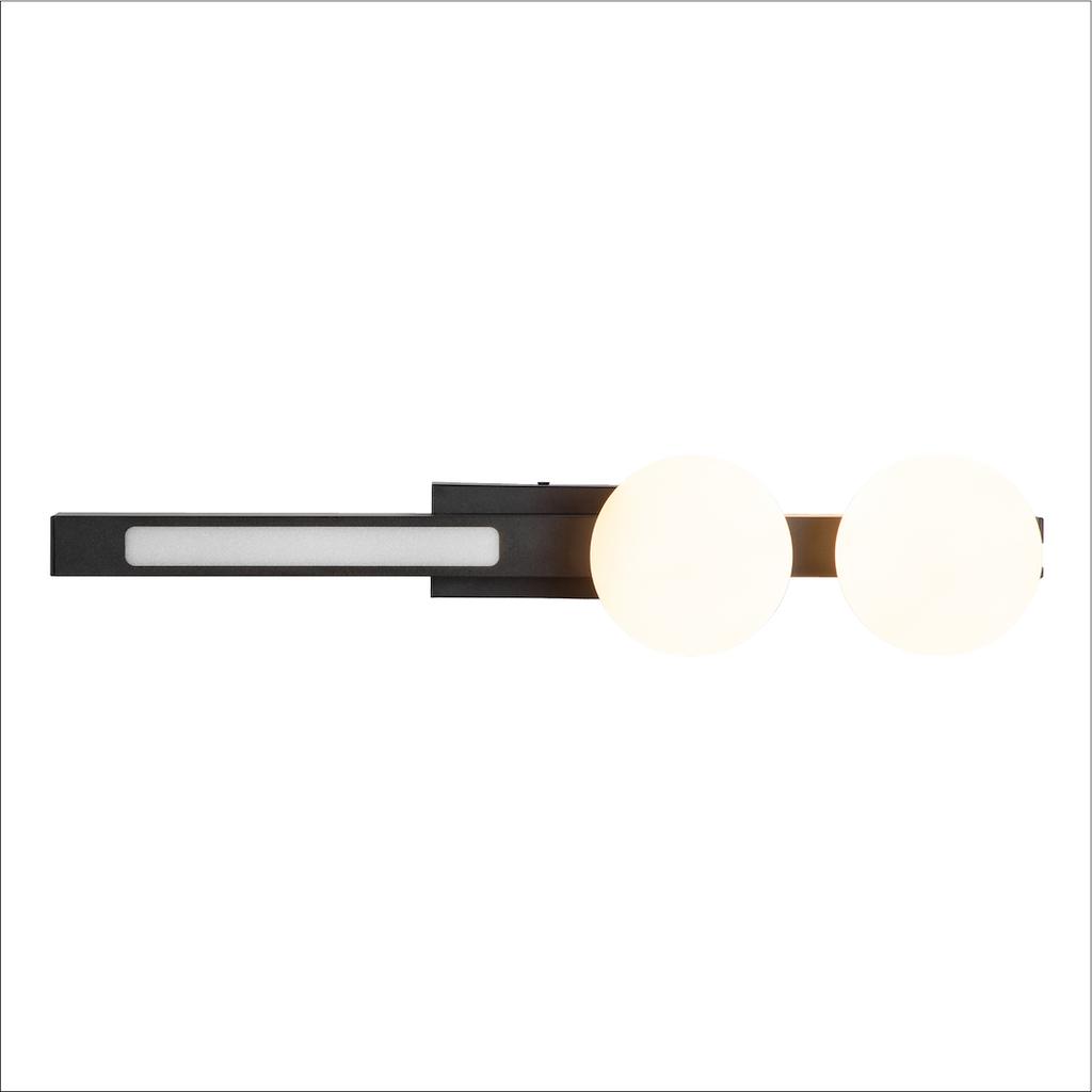 KINKIET MAGNET 13W+2XG9 3000/4000K CZARNY