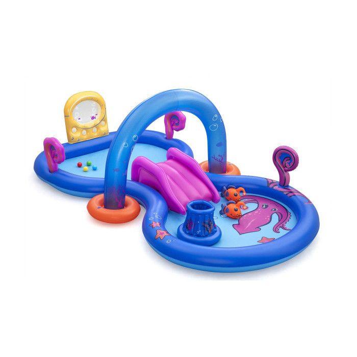 Bestway Aufblasbarer Pool Abenteuer Wasserpark 330x188x117 cm +2 Jahre Garten 53167