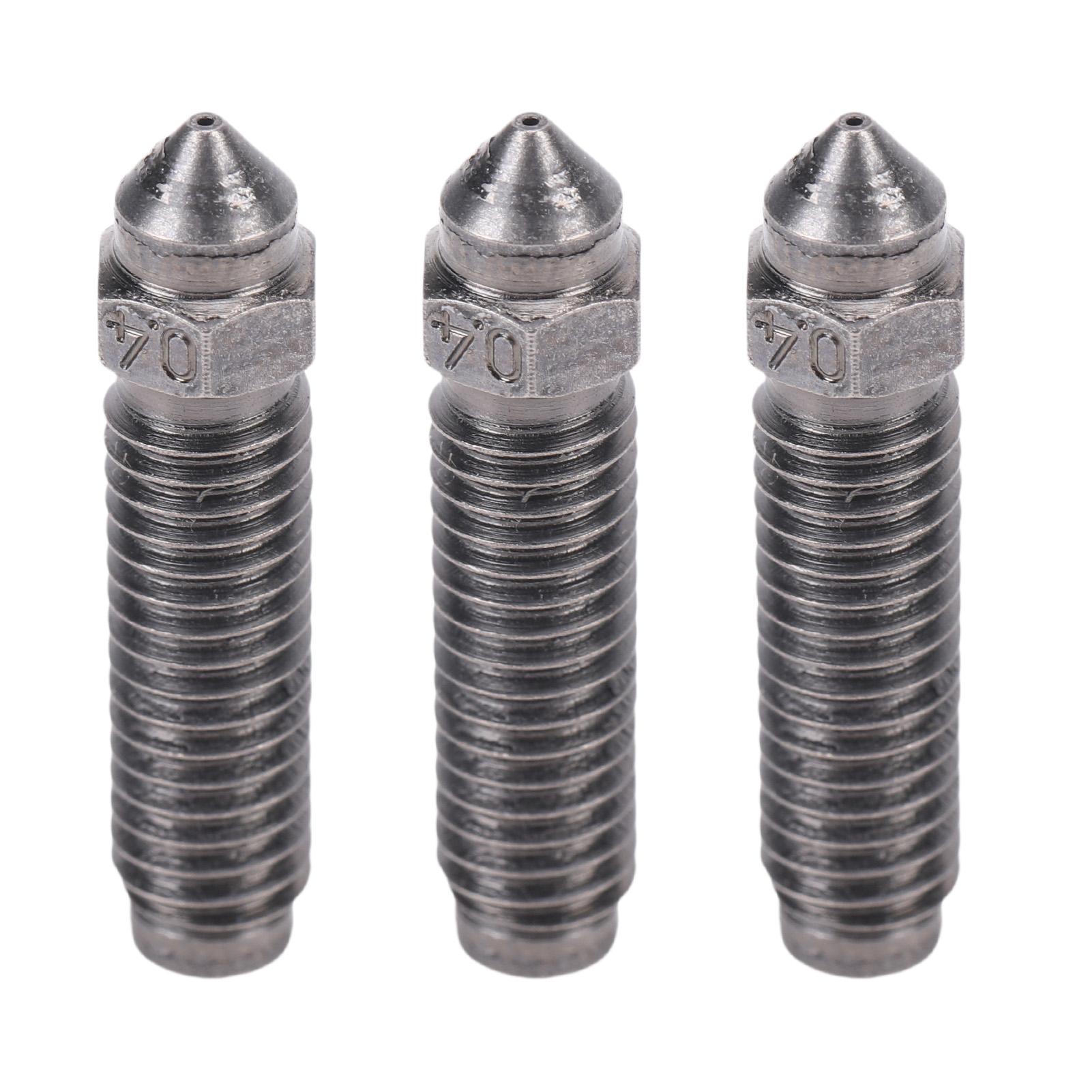 

Набор из 3 шт. сопел для 3D-принтера из закаленной стали 0,4 мм для высокоскоростной печати Carbon