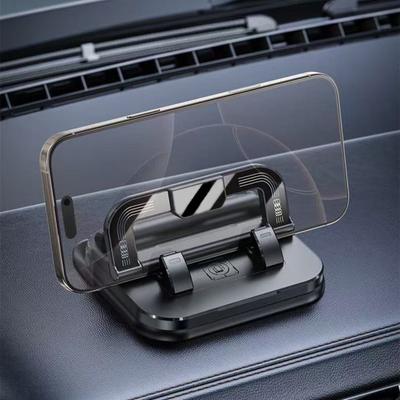Car Phone Holder with Parking Number Plate 2-in-1 Multi-functional 360 Degrees Rotation Phone Stand Vehicle Dashboard Mobile Phone Mount