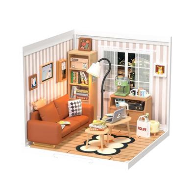 Tsukurundesu® DIY Miniature House Creator Series (Living Room) with Japanese Instructions