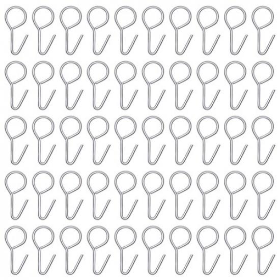 100 Pcs Metal Car Seat Cover Hooks Cushion Fixing Hooks Fastener Car Accessories