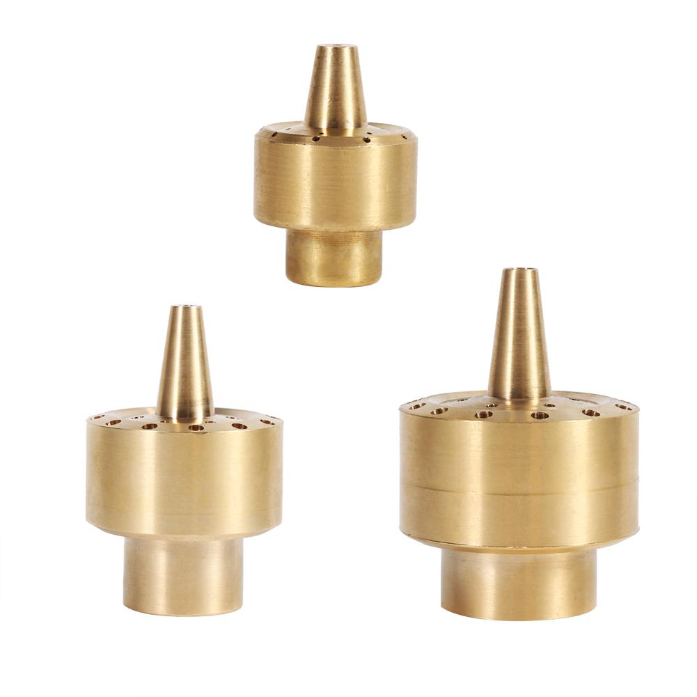 1/4\\\\\\\\\\\\\\\" / 1/2\\\\\\\\\\\\\\\" / 3/4\\\\\\\\\\\\\\\" Messing Søyle Hage Dam Fontene Vann Dyse Spredningsdyser Spray Gull