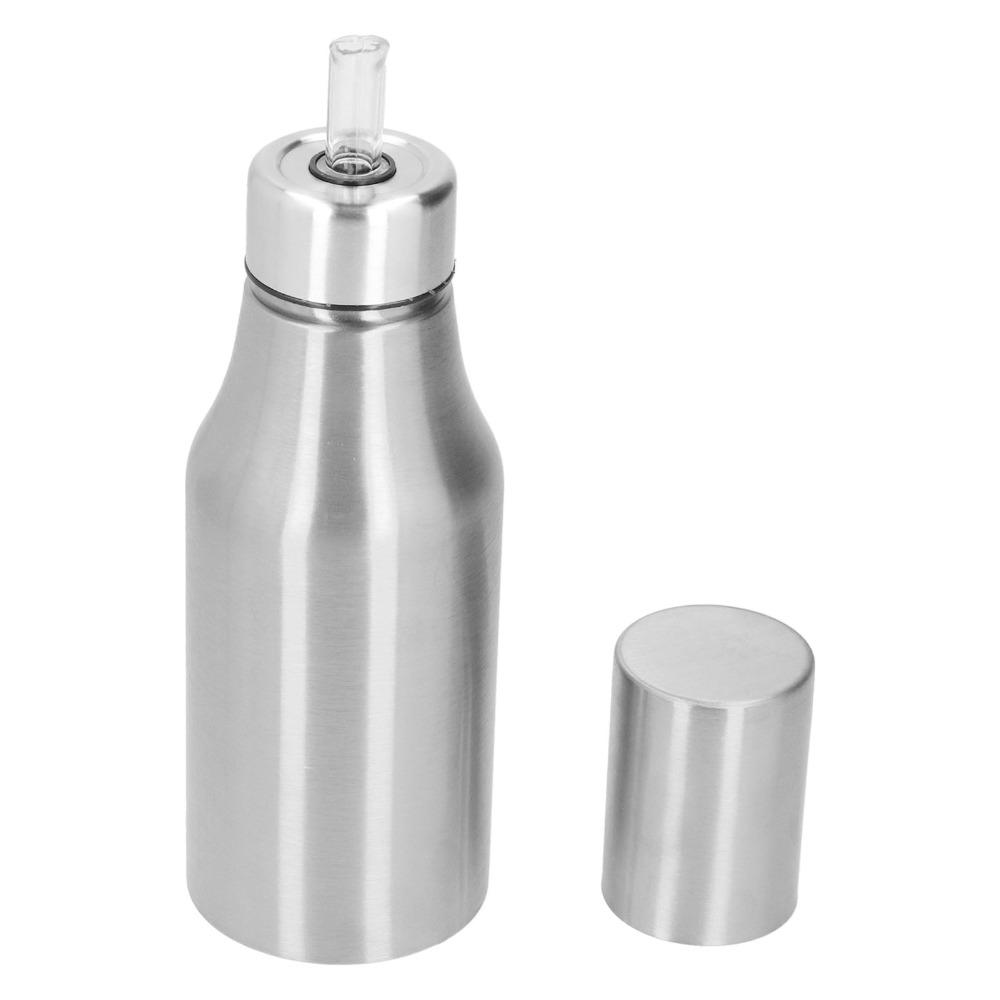 500 ml Capaciteit Olijfolie Decanteerfles 304 Roestvrij Staal Azijn Dispenser Fles Thuis Koken