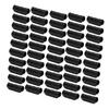 50PCS 10cm Greenhouse Film Clamp Heat Resistant Tube Clip Gardening Frame Pipe Clip for GardenBlack