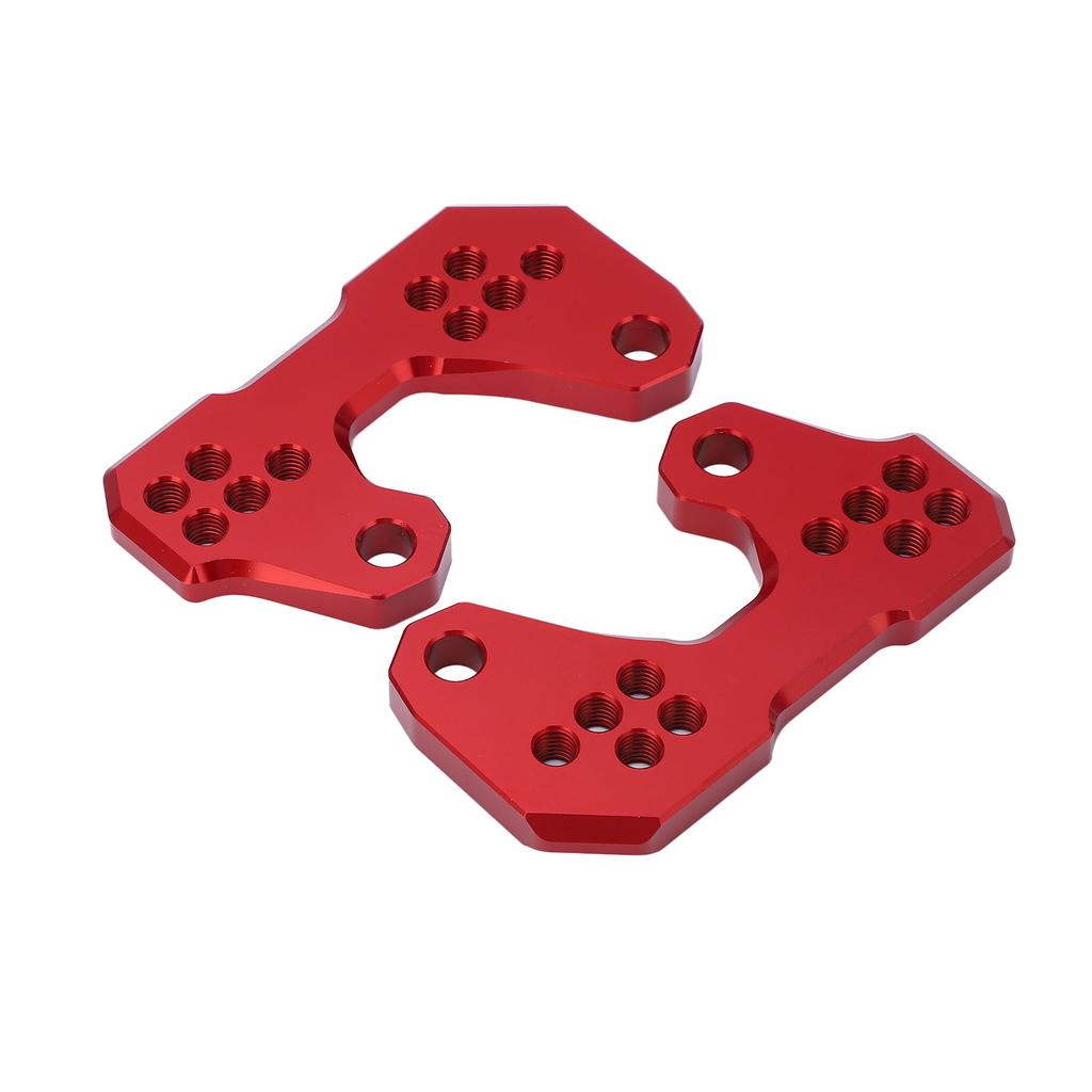Motorcycle Adjustable Rearset Foot Pegs Mounting Base Replacement for YZF R3 R25 MT25 MT03 Red